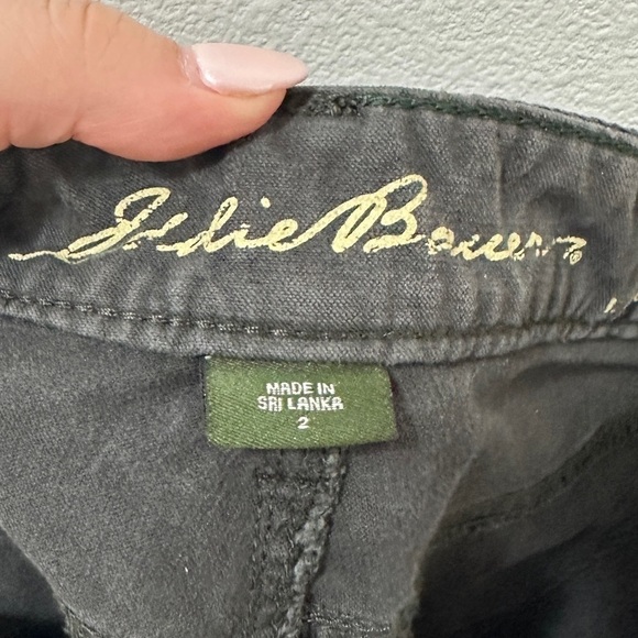 EDDIE Bauer Women’s Size US 2 Corduroy Pants Curvy Bootcut Jeans Low Rise Y2K - Picture 3 of 10